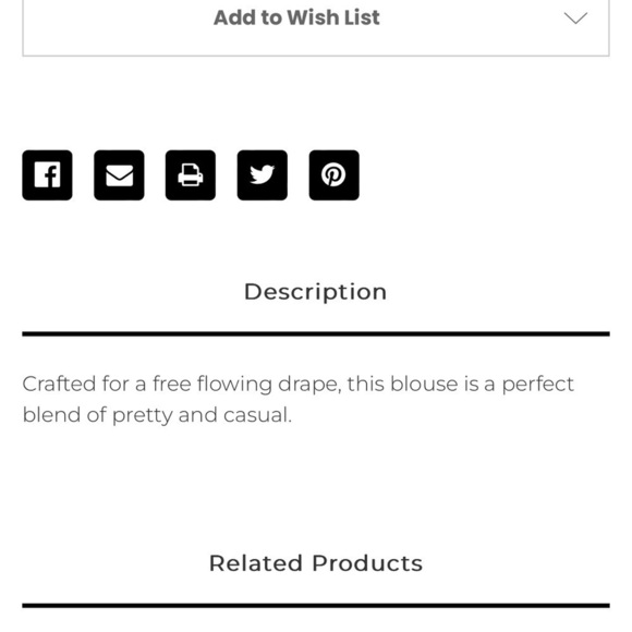 SIMPLY Southern Drape Leopard Print Blouse. Size Large. P - Picture 7 of 7